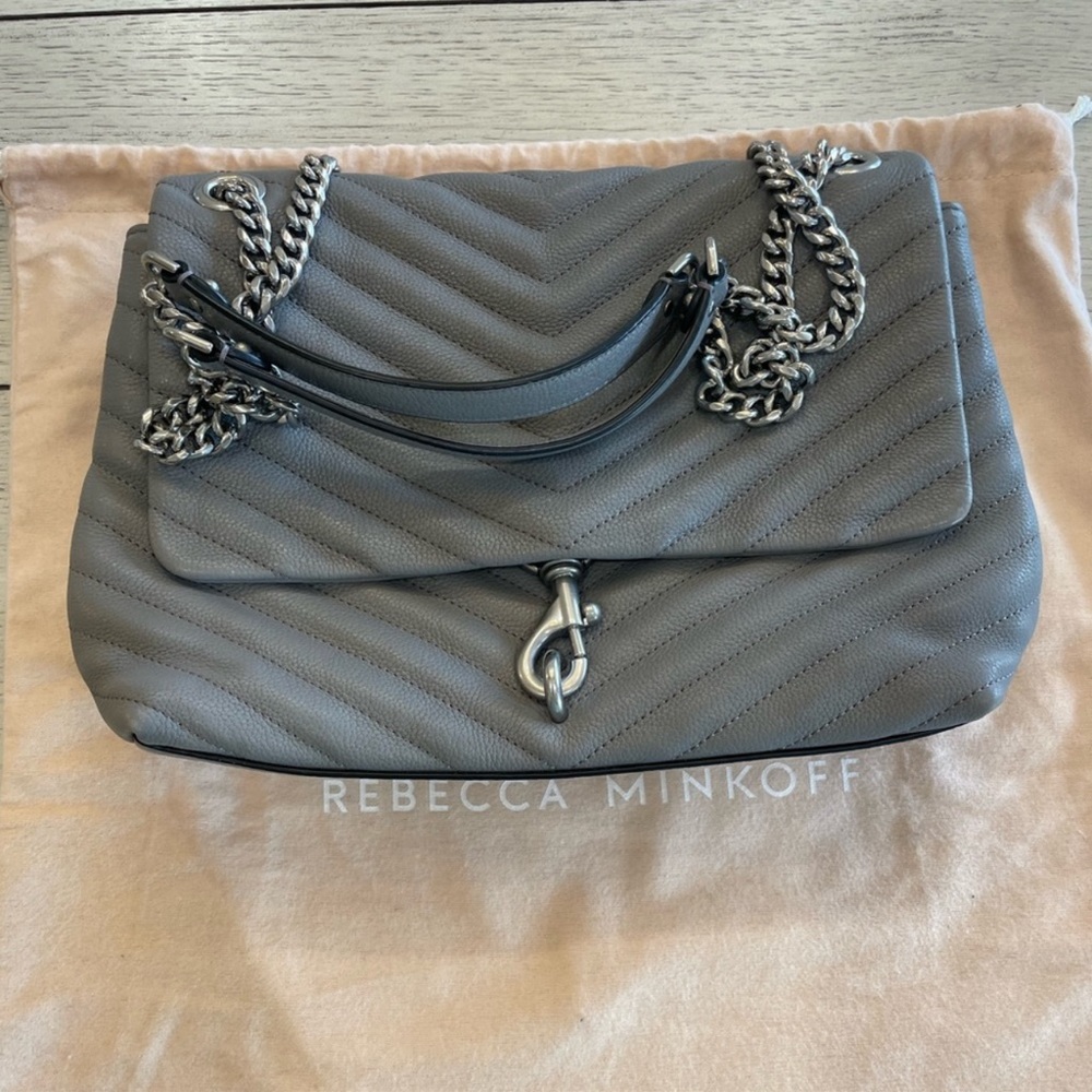 Rebecca Minkoff Eddie Quilted Leather Handbag - Picture 3 of 5